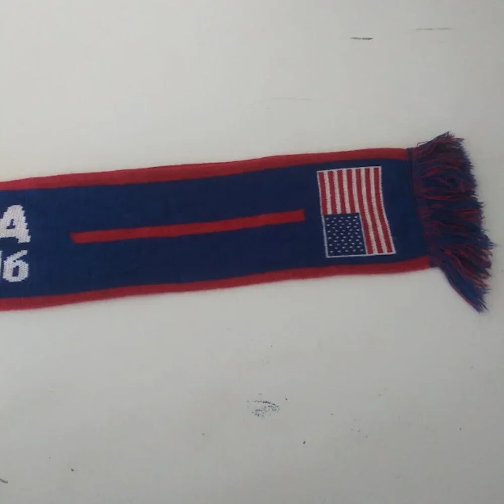 Copa America Centenario 2016 red, white, and blue scarf